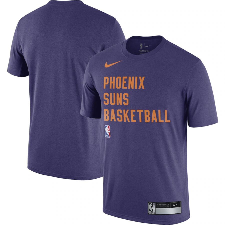 Men's Phoenix Suns Purple 2023/24 Sideline Legend Performance Practice T-Shirt Men's Phoenix Suns Purple 2023/24 Sideline Legend Performance Practice T-Shirt